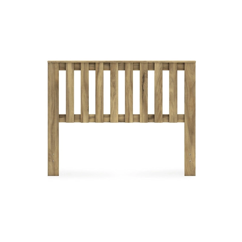 Signature Design by Ashley Bermacy Light Brown Panel Headboard with 2 Nightstands