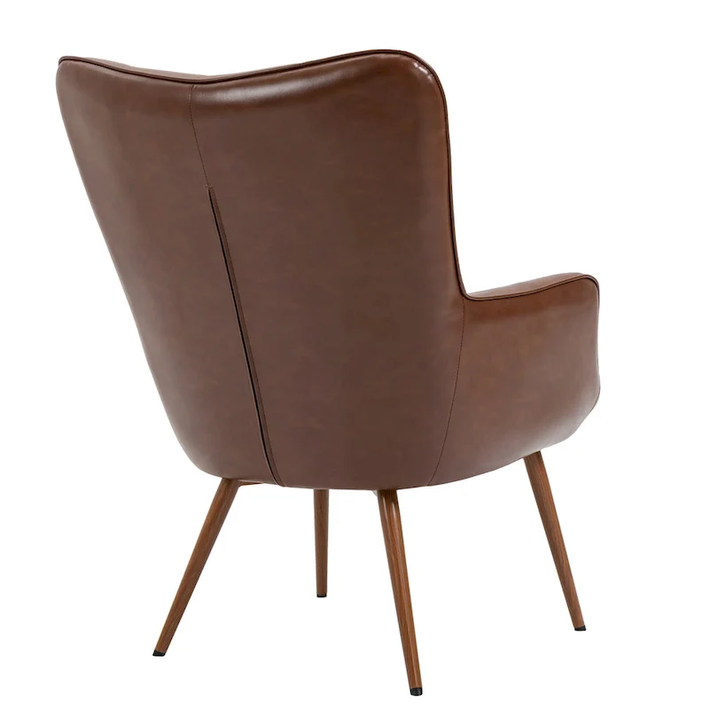 Set of 2 Modern Accent Chair Wingback Armchair