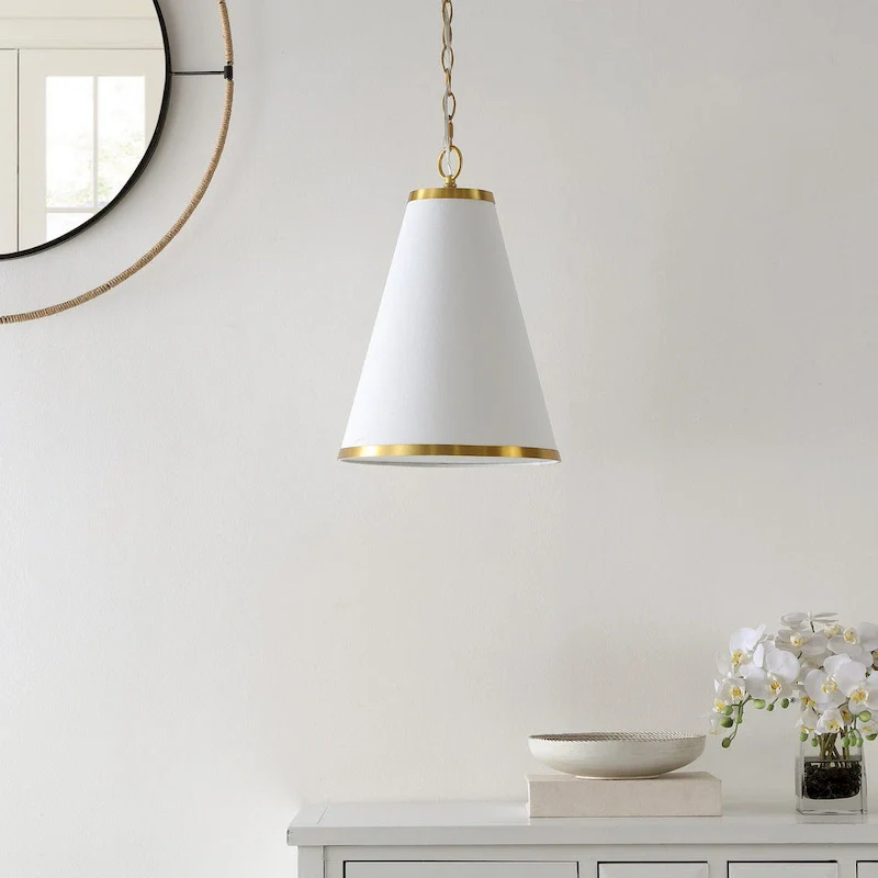 SAFAVIEH Lighting Utta 12-inch Pendant - 12  W x 12  D x 21-93  H - Gold - 12Wx12Dx93H