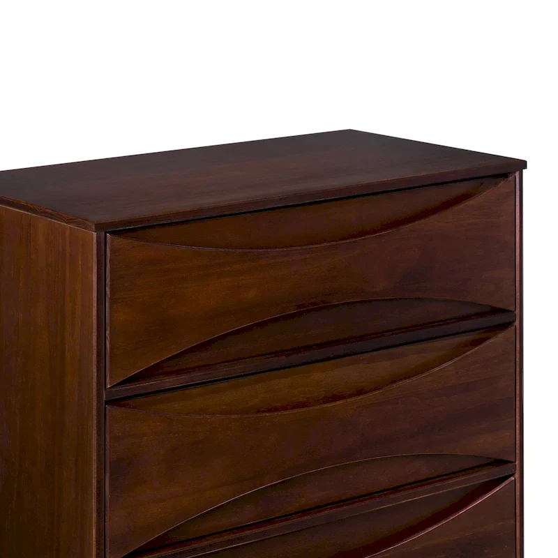 Middlebrook Designs Mid-Century 5-Drawer Solid Wood Dresser
