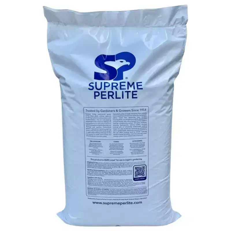 Supreme Perlite 4 Pack Medium Horticultural Perlite for Potting Soil, 4 Cu Ft