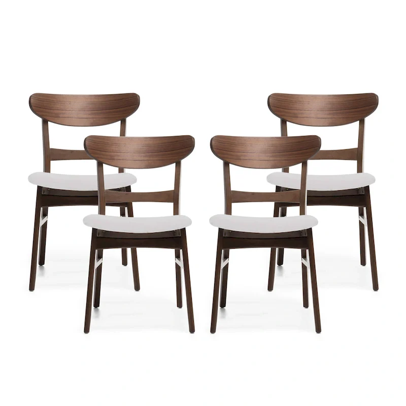 Idalia Mid-century Modern Dining Chairs (Set of 4) by Christopher Knight Home