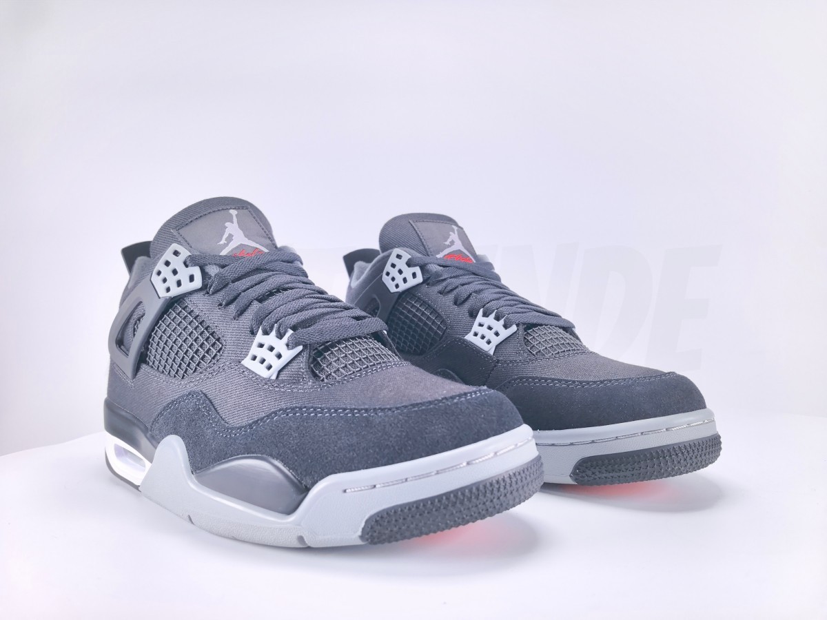Jordan 4 Retro SE Black Canvas - Aktrende