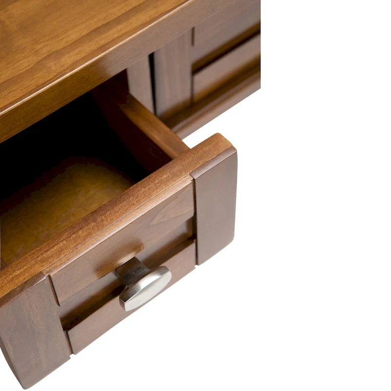 Solid wood transition style desk