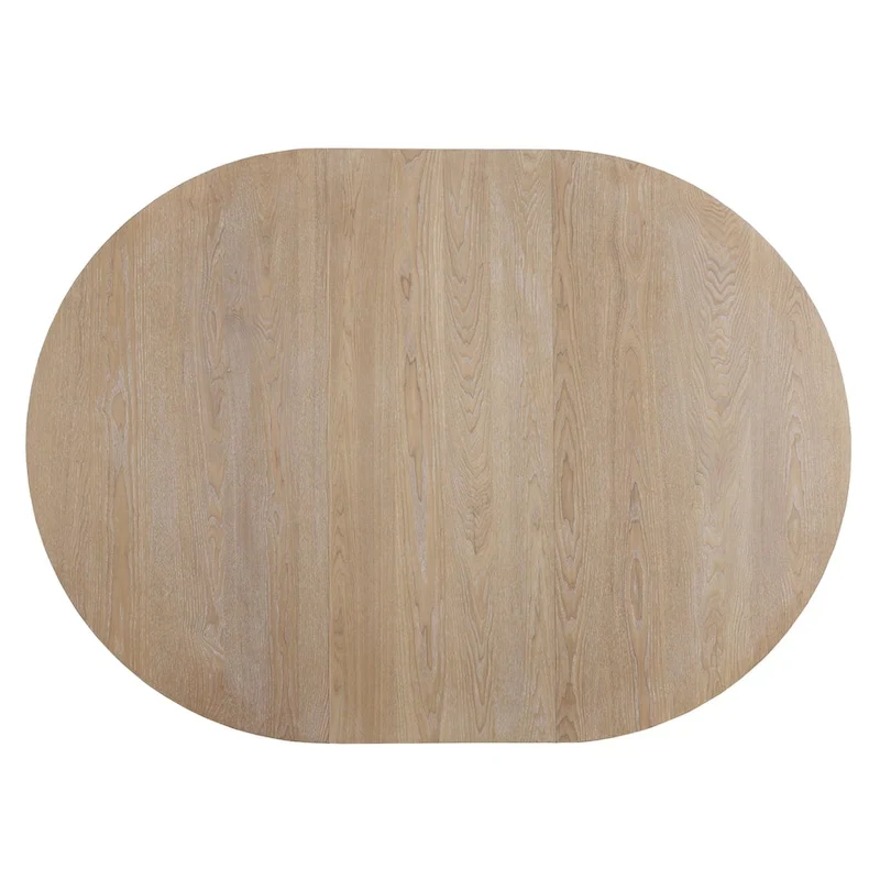 Extendable Dining Table Set Round Trestle Table and 4 Dining Chairs