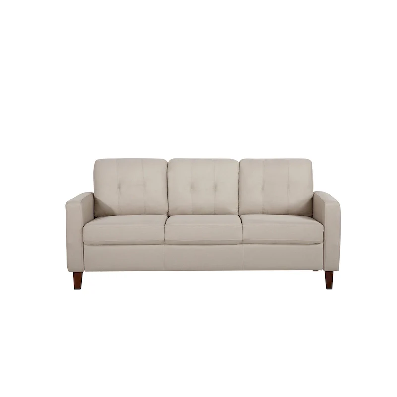 Mid-Century Tufted Upholstered Sofa