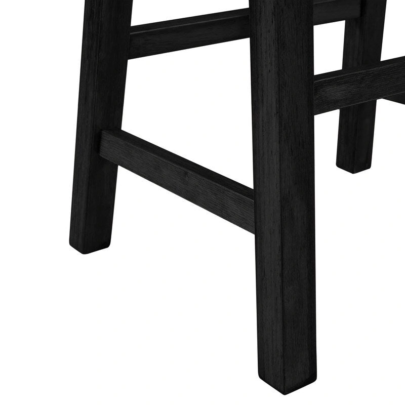 Rustic 3-Piece Solid Wood Kitchen Island Set  45