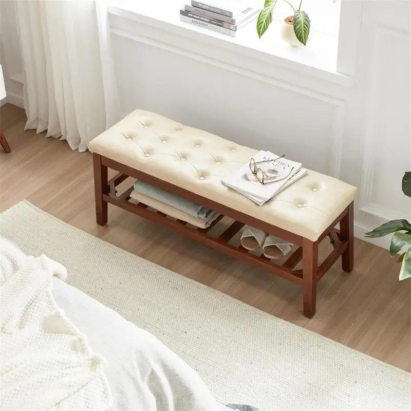 Shoe Bench Entryway - 43.3 D x 14 W x 18 H