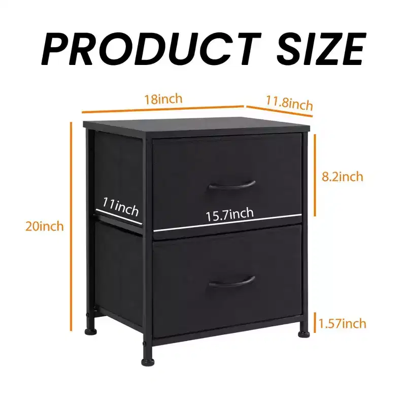 Metal Frame Dresser with Wood Top