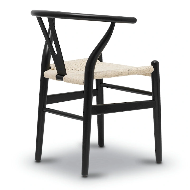 Poly & Bark Weave Chairs - Solid Wood Frame (Set of 2)