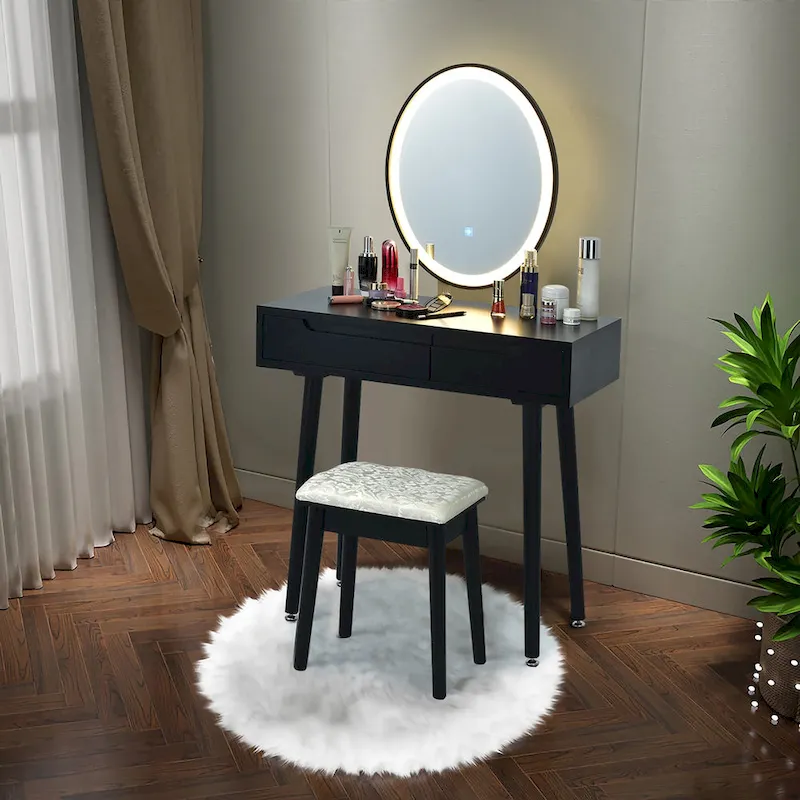 Vanity Makeup Table Touch Screen 3 Lighting Modes Dressing - See Details