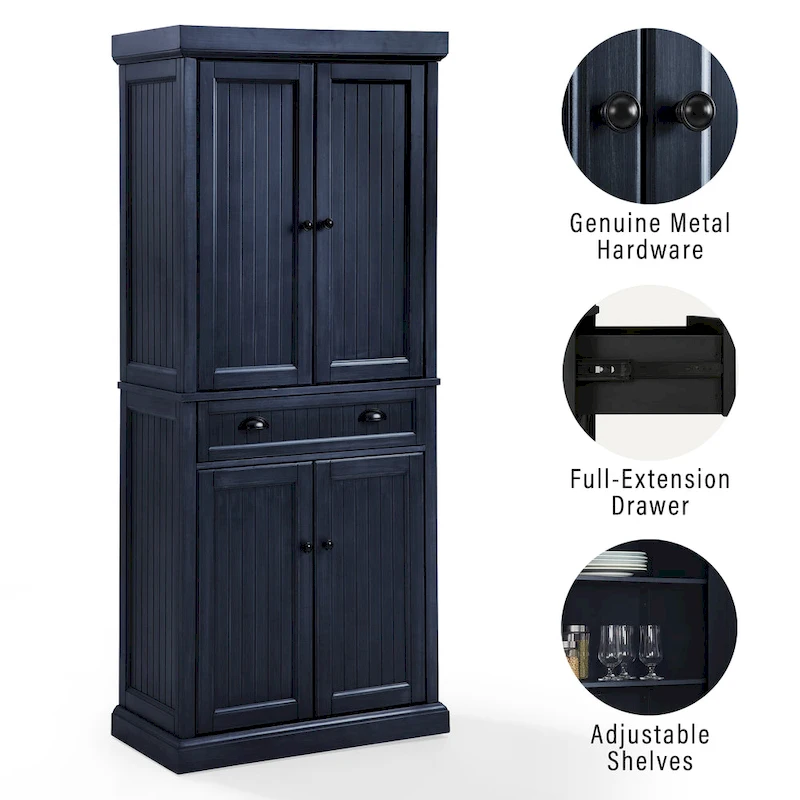 Crosley Seaside Pantry - 30 W x16 D x 72 H