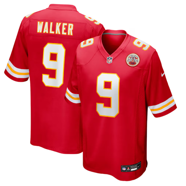 Kansas City Chiefs Kenneth Walker III Red Jersey