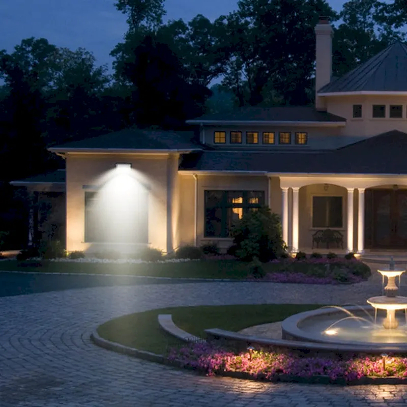 Outdoor LED Floodlight, IP65 Rated Waterproof Light, 5000K Daylight, 80/100/150W Wattage Selectable, UL Listed, 1 Pack - 12.69