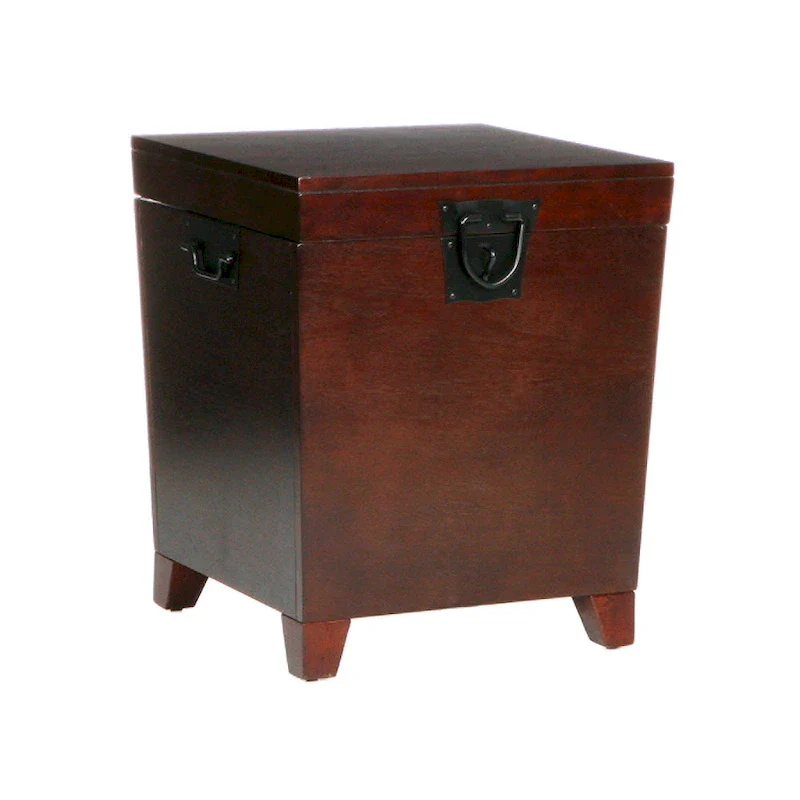 Liatris Espresso Trunk Side Table