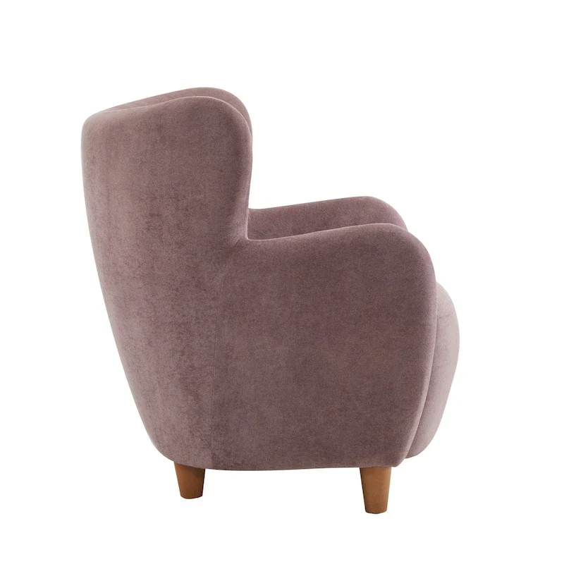 Bacho Fabric Wingback Accent Chair by Christopher Knight Home