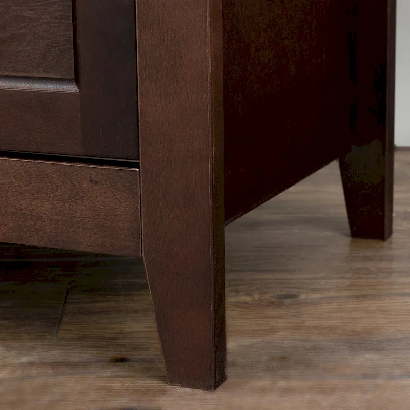 Wood spray-painted drawer dresser