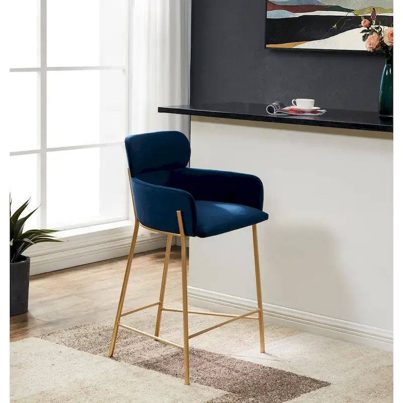 SAFAVIEH Couture Sejada 26-inch Counter Stool - 23 In. W x 21 In. D x 38 In. H - 23Wx21Dx38H