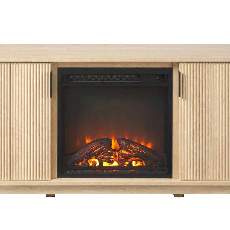 Middlebrook 70-inch TV Stand with Electric Fireplace