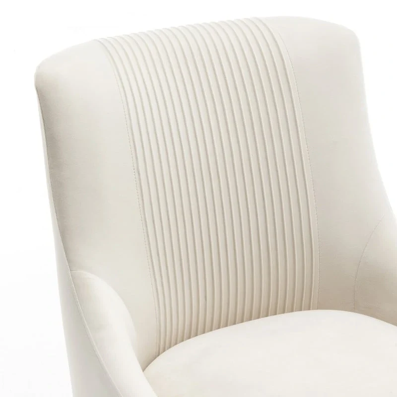 Upholstered Accent Chair Set of 2 with Rear Handle