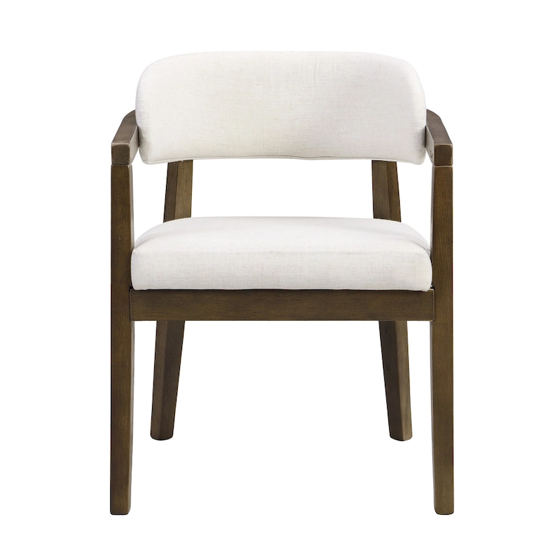 Christopher Knight Home - Carter Modern Dining Armchair Set of 2 with Upholstered Seating and Solid Wood Frame