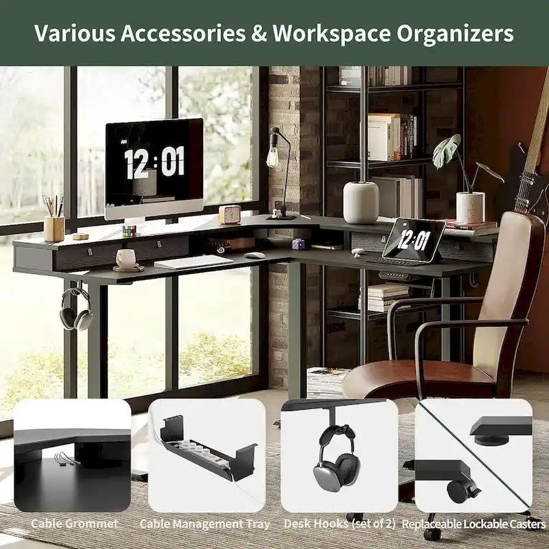 FEZIBO/Home Office Furniture/Wood/Desks