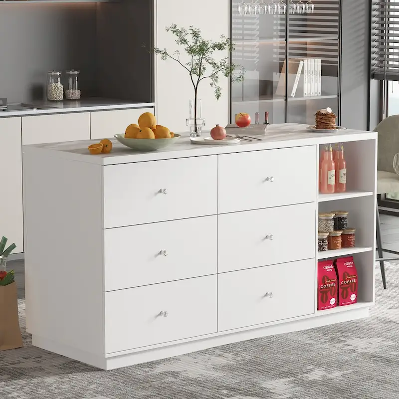 Kitchen Island Multi-Functional Sideboard for Contemporary Interiors - 63