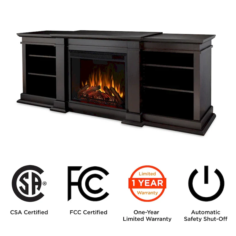 Fresno 72 Media Electric Fireplace by Real Flame