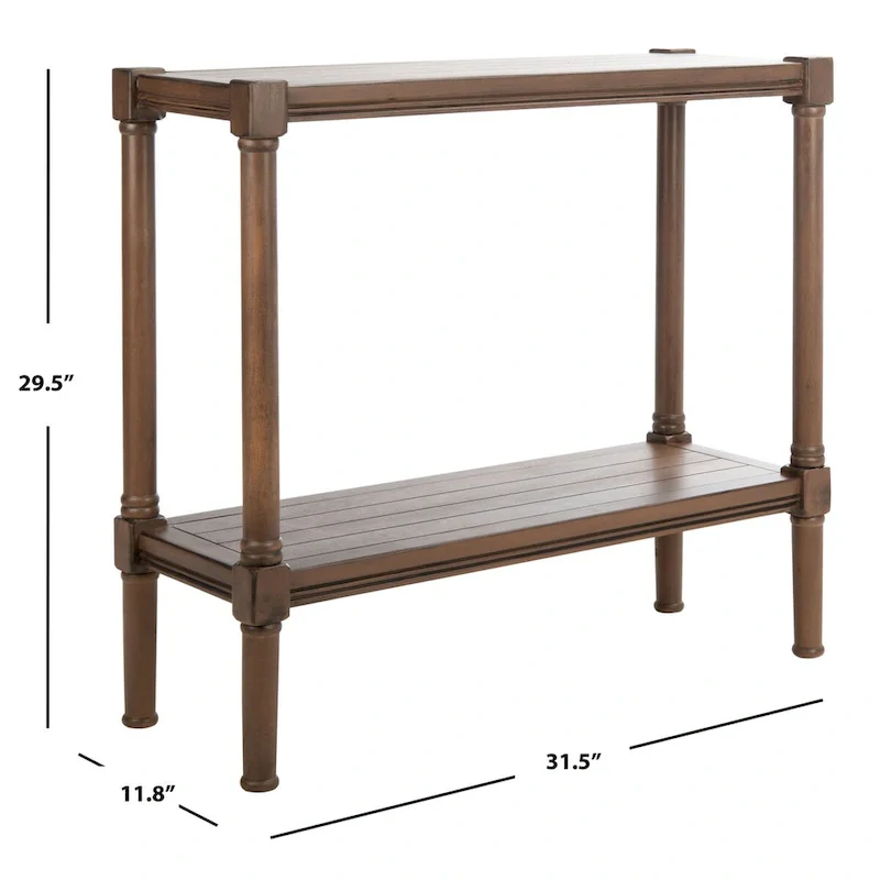 Novella Bottom Shelf Console Table - 31.5  W x 11.8  L x 29.5  H - 32Wx12Dx30H