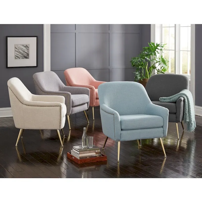 Mid-century Upholstered Accent Chair