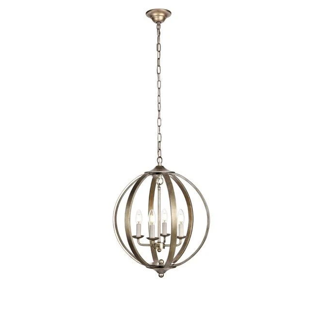 Elegant Lighting Marlow 4 Light 18  Wide Taper Candle Pendant