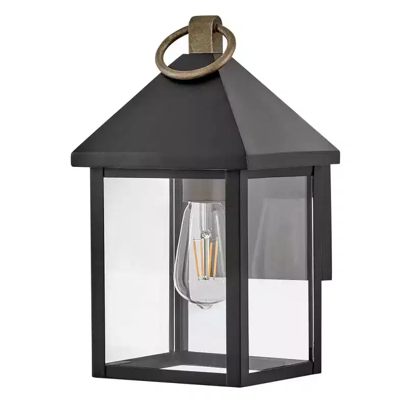 Lark Rhett 1 - Light Wall Light in Black