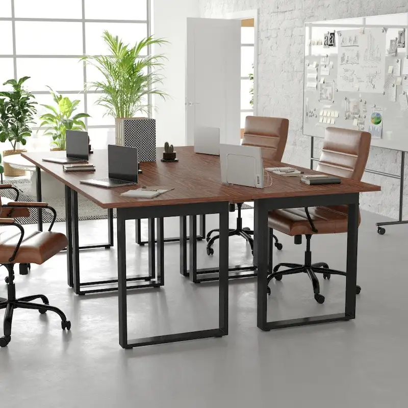 Conference Table with Laminate Top and U-Frame Steel Base