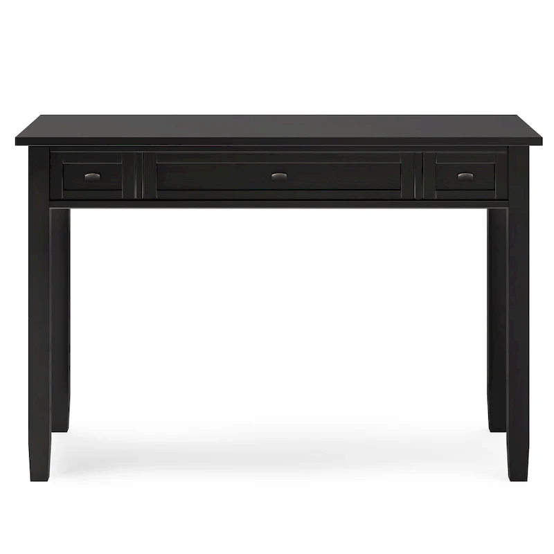 Solid wood transition style desk