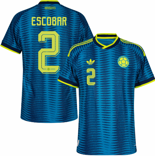 Colombia Authentic Away Escobar 2 Jersey 2026-2027