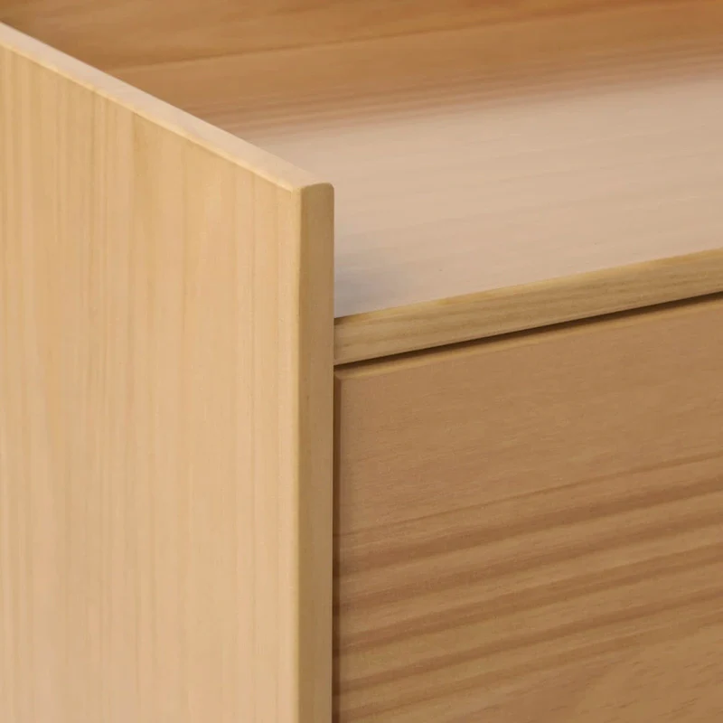 Middlebrook Designs Mid-Century 2-Drawer Solid Wood Nightstand