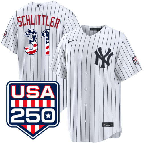 Cam Schlittler New York Yankees USA 250 Fourth of July Home Jersey