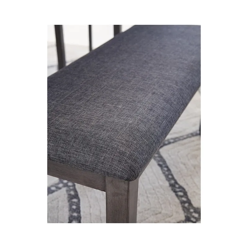 Bridson Rectangular Dining Room Table Set of 6 - Gray