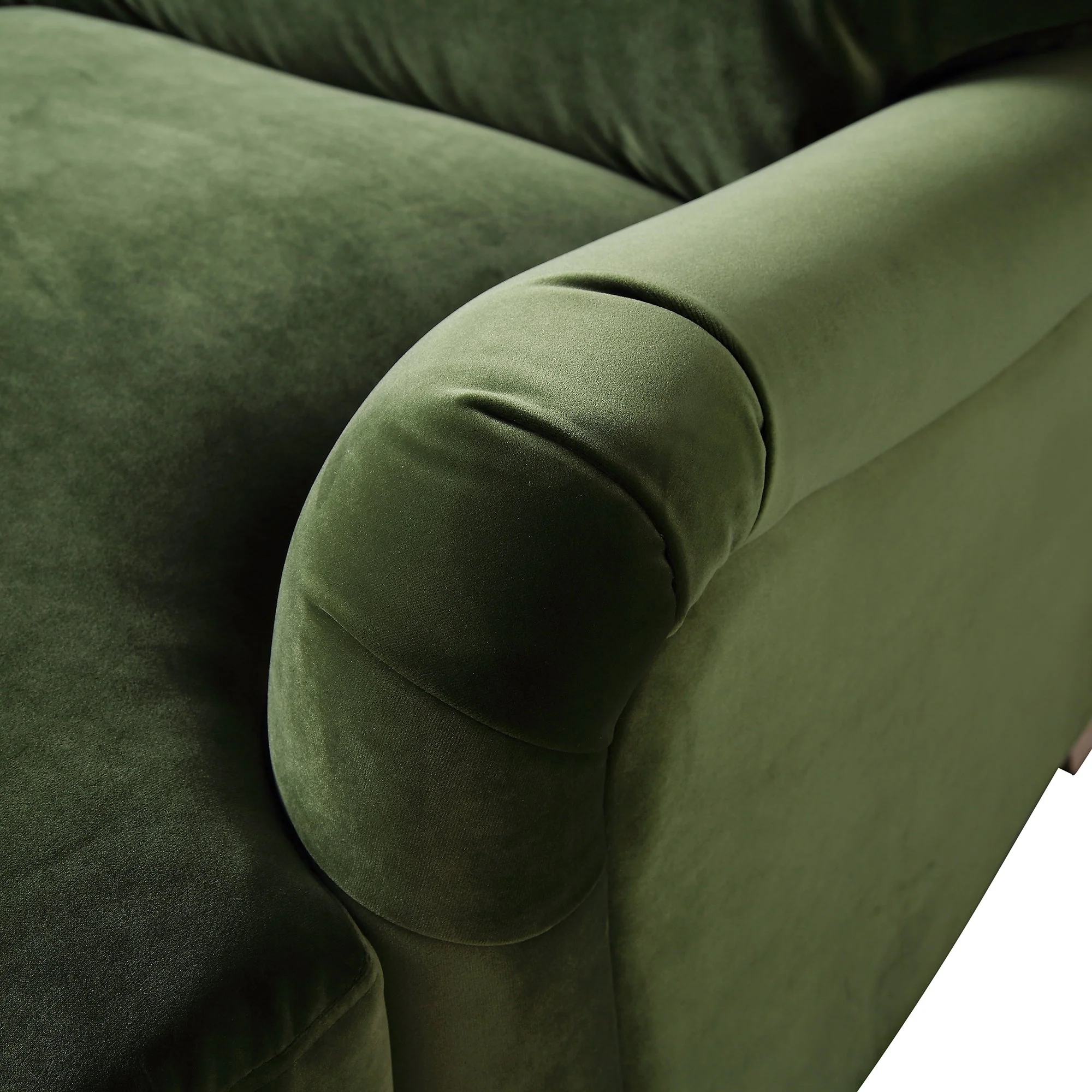 Fern Green Velvet Sofa, 2-Seater