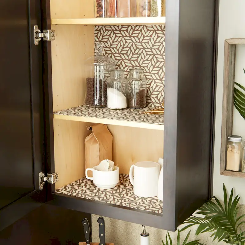 DII Grey Lattice Shelf Liner (Set of 2)