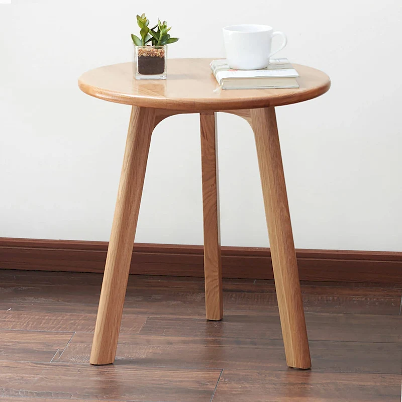 Small Round End Table Side Table