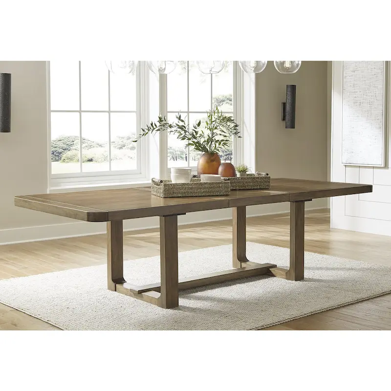 Brown Dining Extension Table - 46W x 108D x 30H