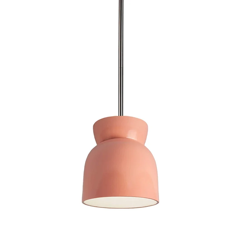 Justice Design Group Large Hourglass Pendant - Rigid Stem