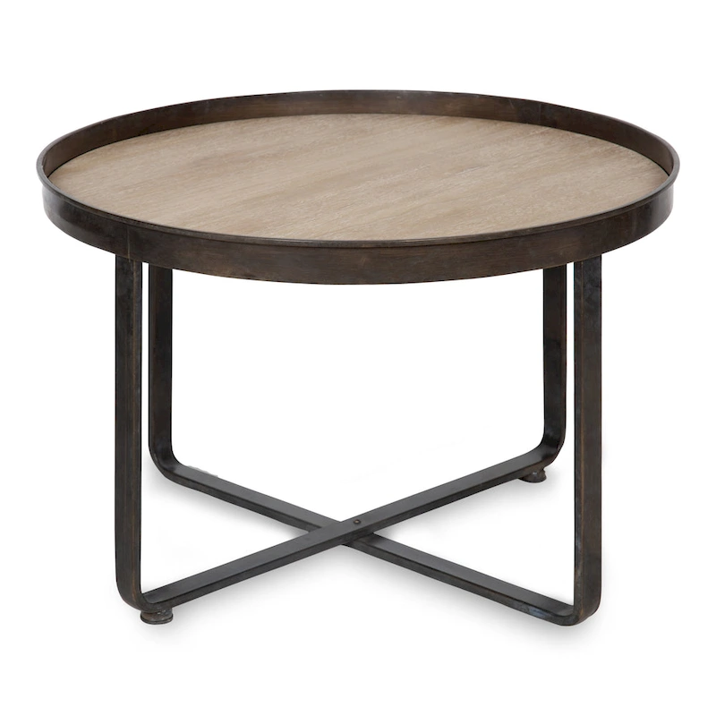 Kate and Laurel Zabel Round Modern Coffee Table - 28 Diameter