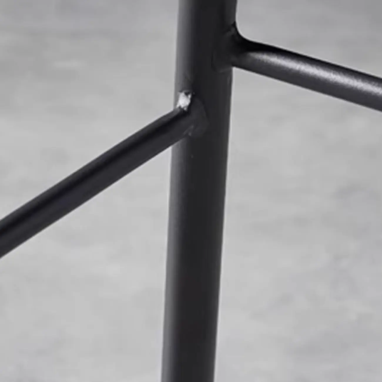 Modern Leather Counter Height Bar Stool with Back