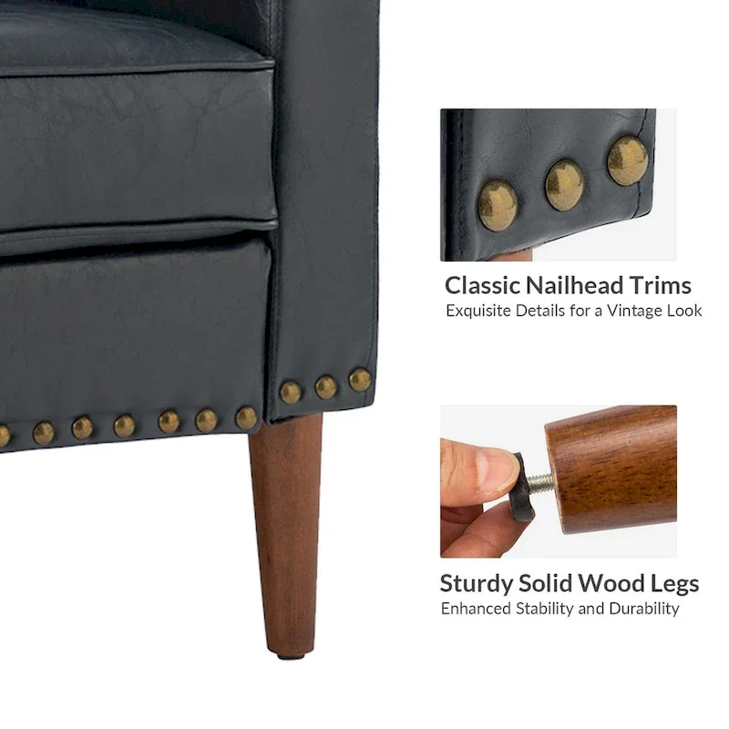 Duarte Transitional Armchair with Sloped Arms Set of 2