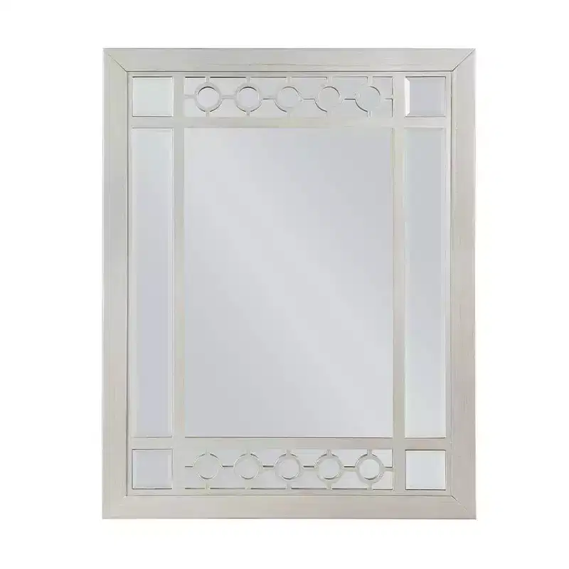 Acme Furniture Varian Dresser Mirror Silver Finish