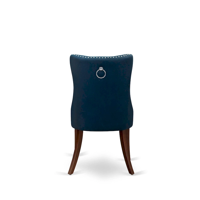 East West Furniture Kitchen Table Set Consists of a Rectangle Dining Table and Parson Chairs, Mahogany (Pieces Options)