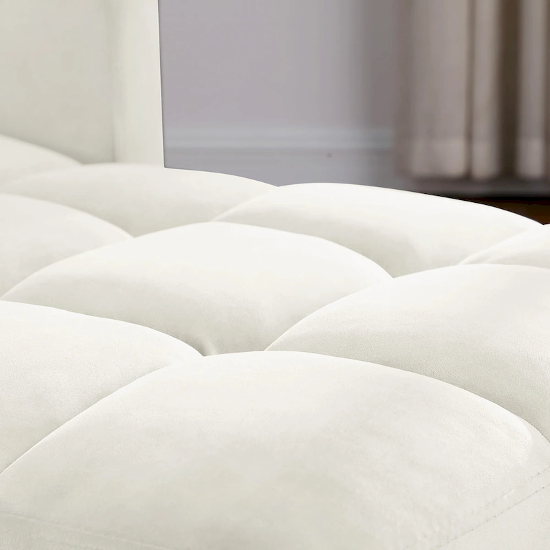 3-in-1 Convertible Sleeper Sofa Lounge Chair Bed, Black