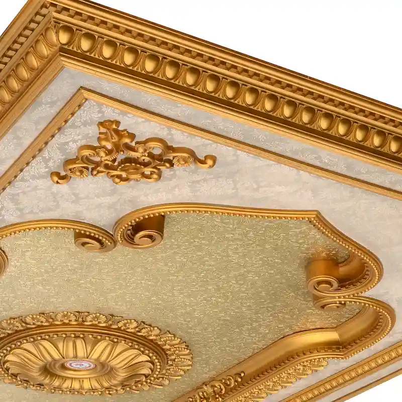 Blanco Rectangular Chandelier Ceiling Medallion 94 inches